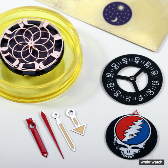 quartz watch hands and discs